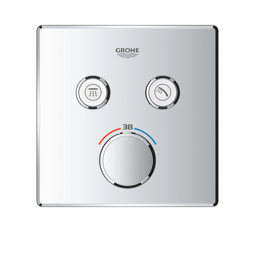 GROHE GRT Smart Control Concealed Thermostatic Shower Valve Wayfair.co.uk